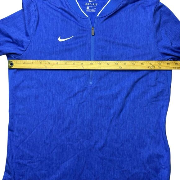 Nike Therma Fit Fleece 1/4 Zip Pullover Mens S Blue - Picture 2 of 9